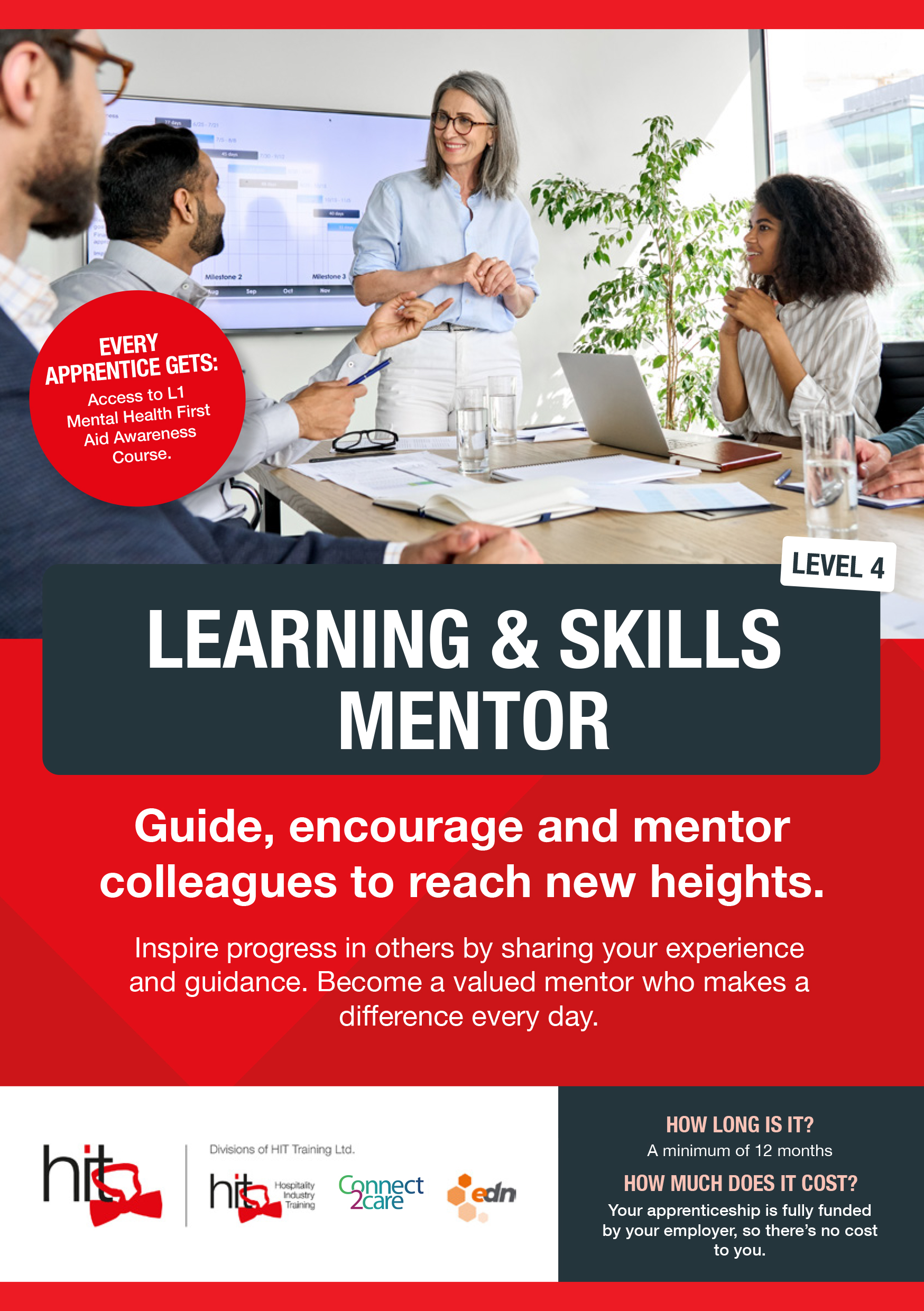 Level 4 Learning and Skills Mentor facesheet