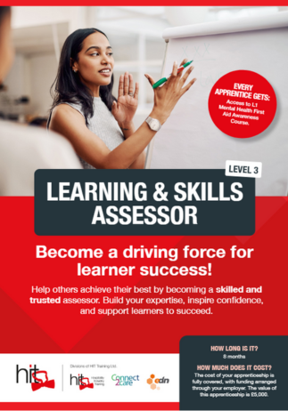 Level 3 Learning and Skills Assessor facesheet